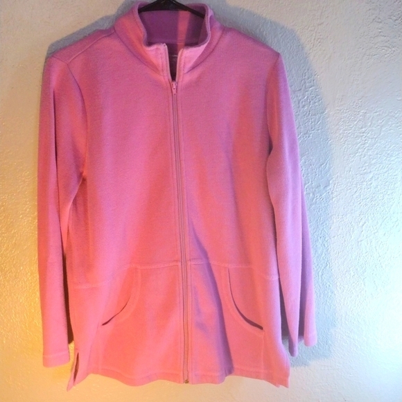 Norm Thompson Tops - Vintage Norm Thompson Comfort Collection Zip up M